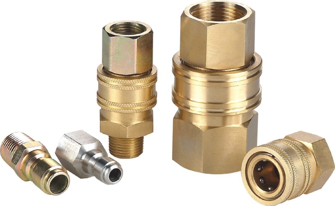 Straight Through Interface Hydraulic Quick Connect Couplings High Flow