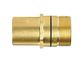 Brass Threaded Quick Connect QKTF Series WP 3625 Psi for Building Construction