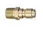 Steel Straight Through Hydraulic Quick Connect Plug Male Thread ST Series