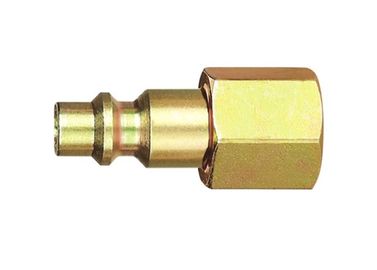Single Shut Off Pneumatic Quick Connect Plug , Industrial Interchange Pneumatic Quick Coupling